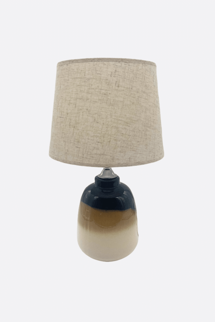 Lámpara de mesa bicolor