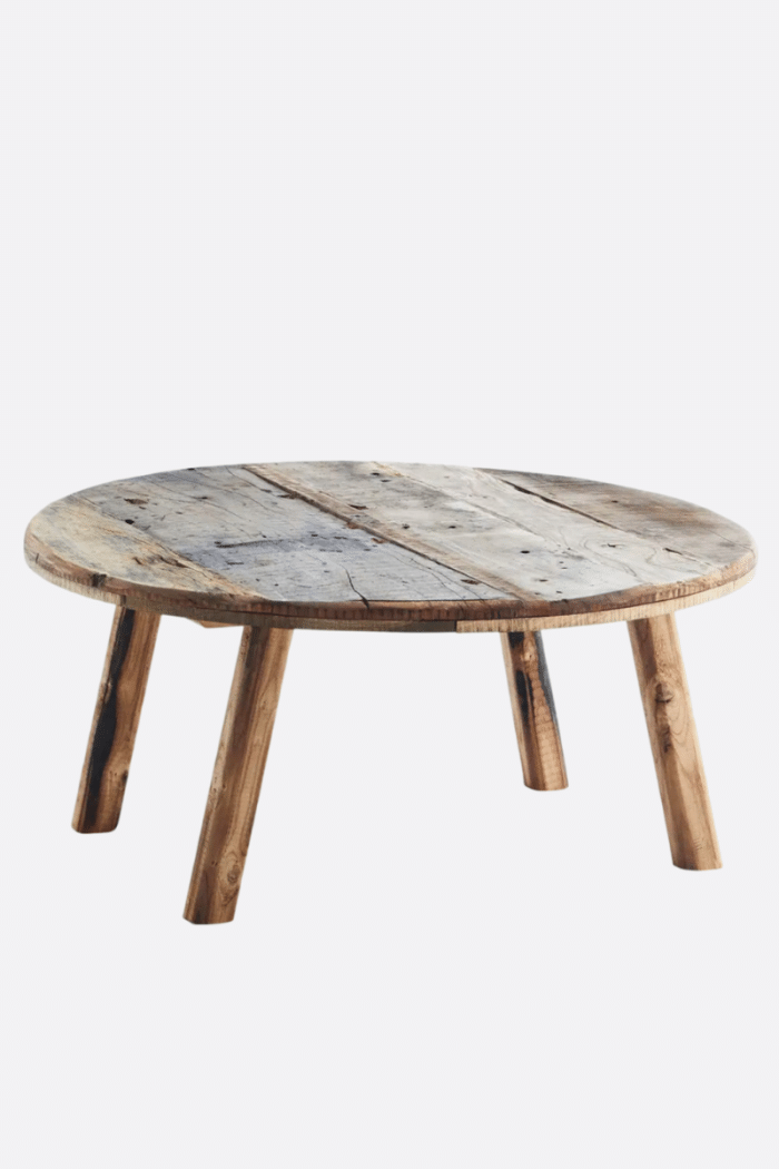 Mesa Café Madera Reciclada
