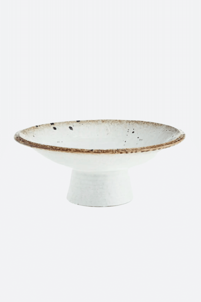 Cuenco Pedestal Blanco