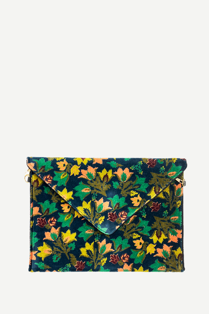 Cartera de Mano 18 Flores Marino