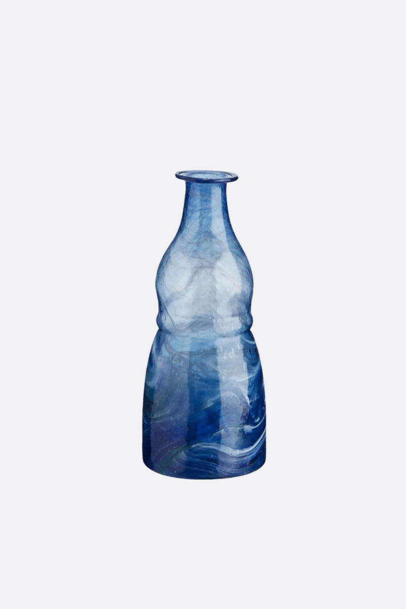 Botella Cristal Reciclado Azul