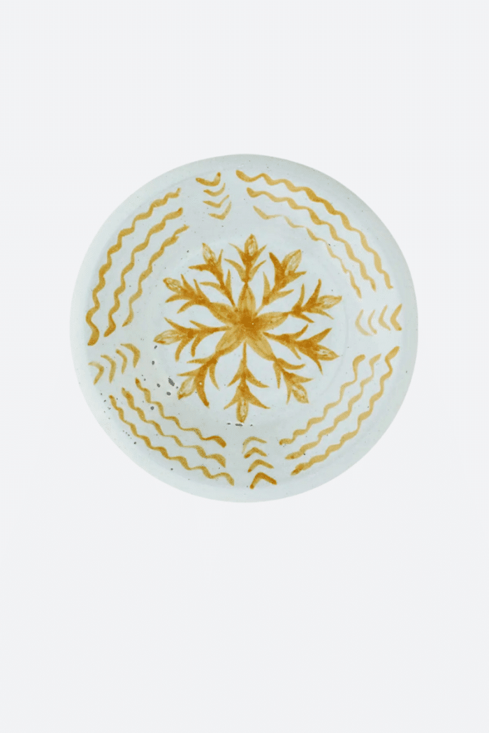 Plato Decorativo Amarillo