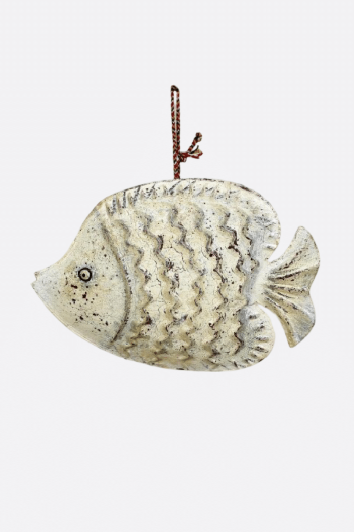 Pez colgante mediano White
