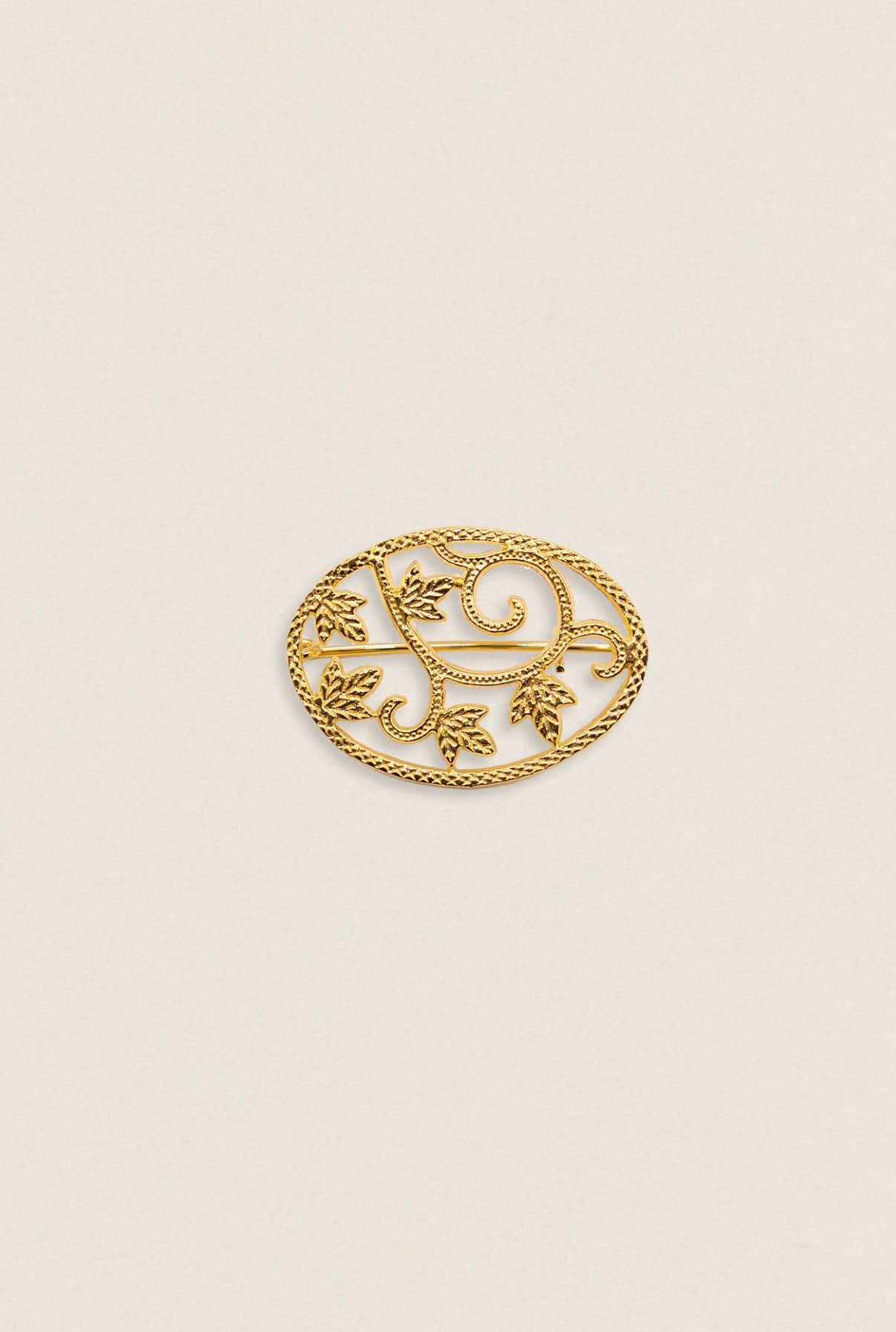 Broche BR24 Hoja de Vid
