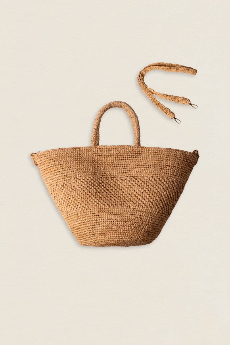 Bolso Cesta Panier Natural