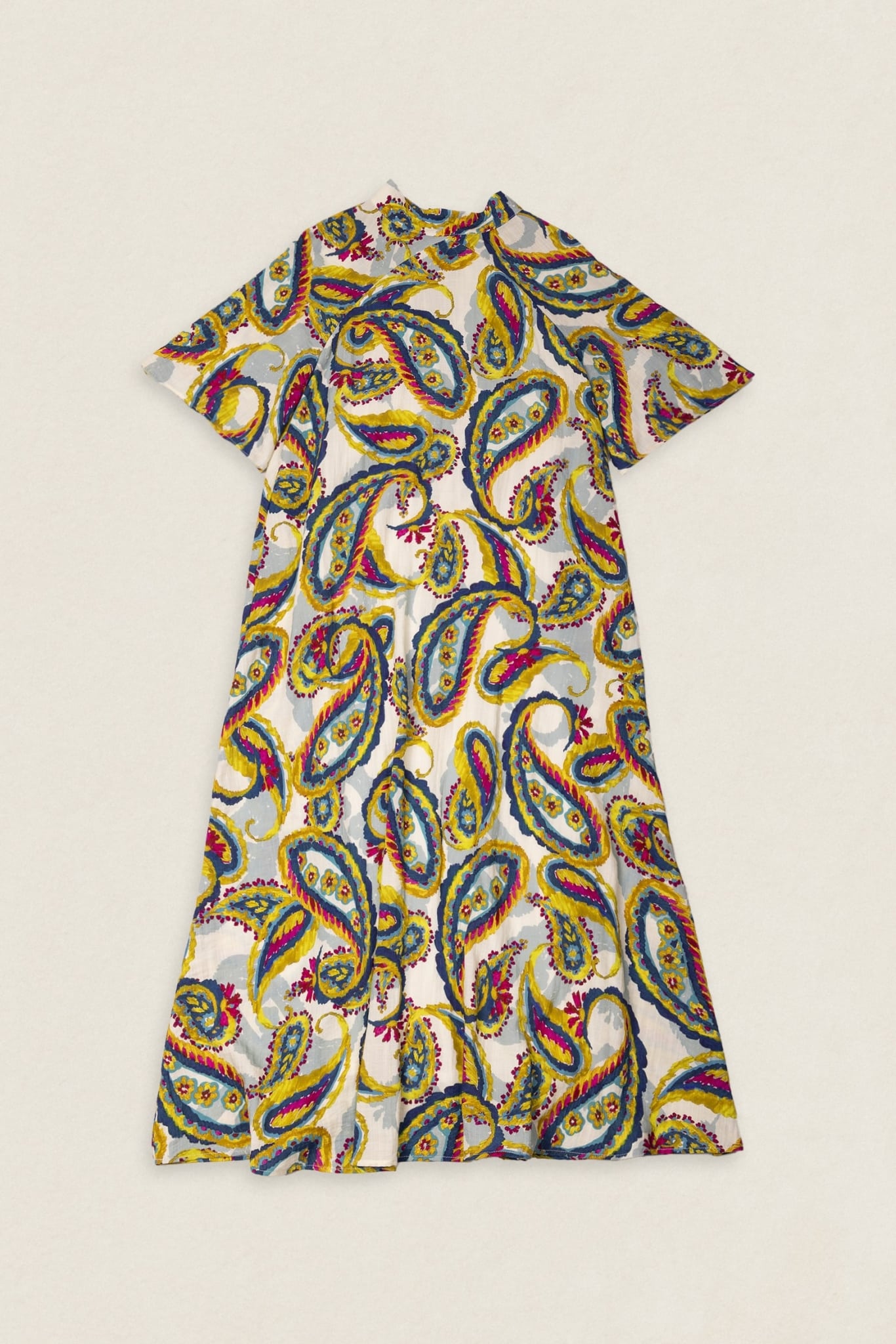 Vestido Alice Manga Corta Savage Azul